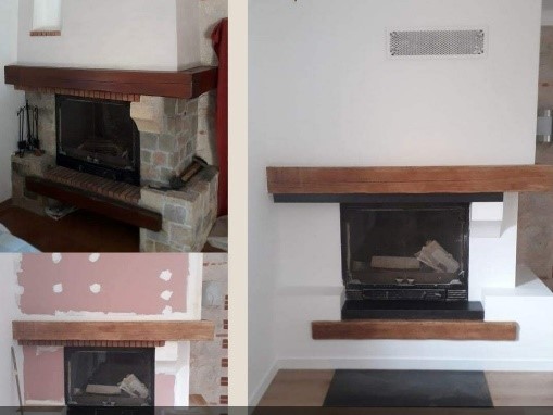 Rénovation d'une cheminée